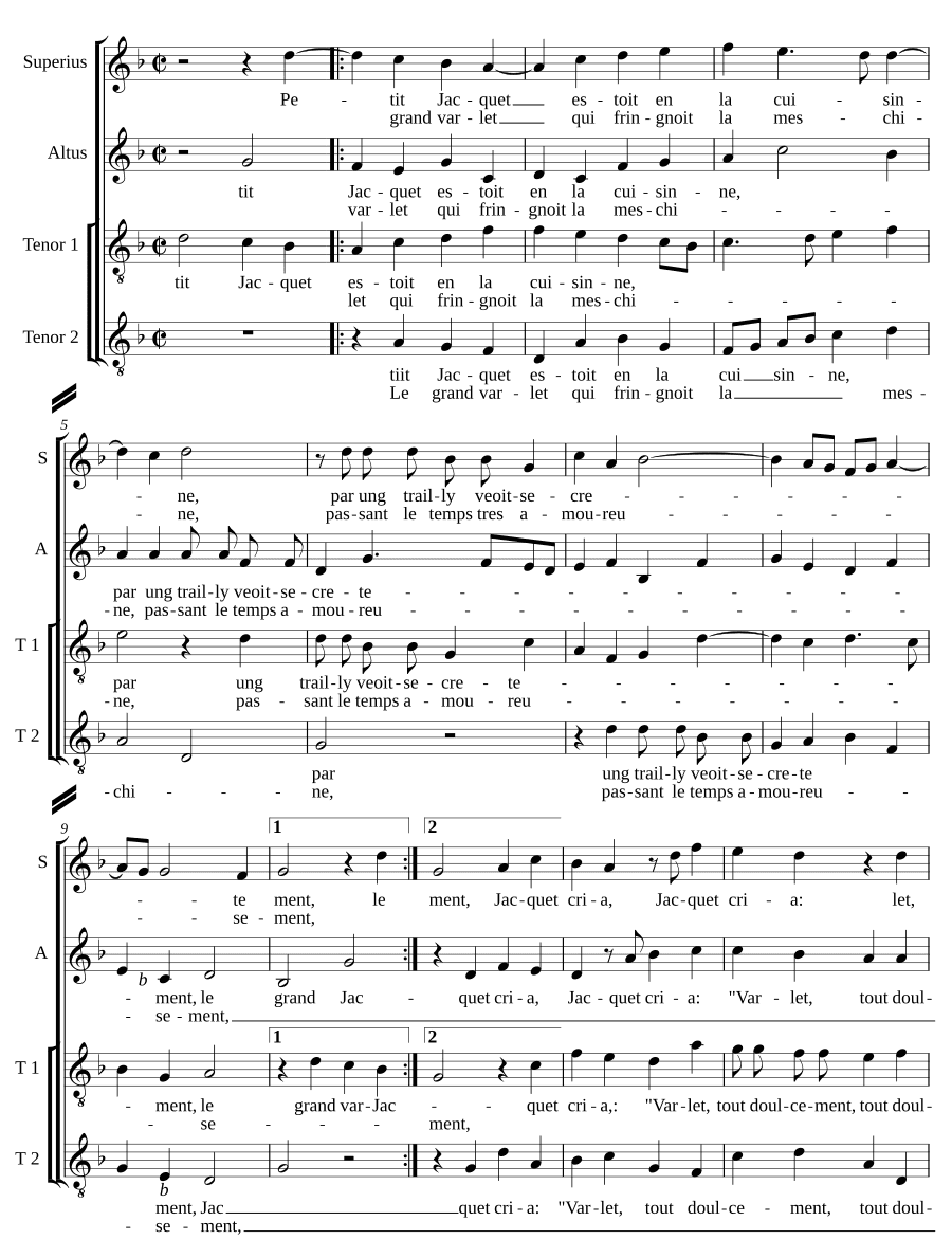 Маленький Жак (Petit Jacquet)
