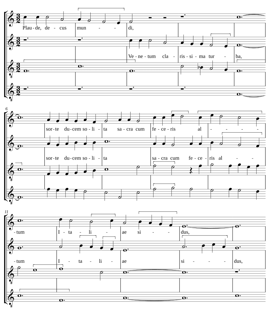 Ликуй, слава мира (Plaude, decus mundi)