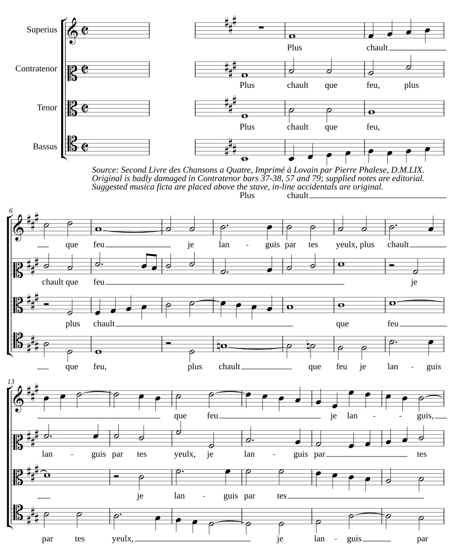 Более горячо, чем огонь (Plus chault que feu)