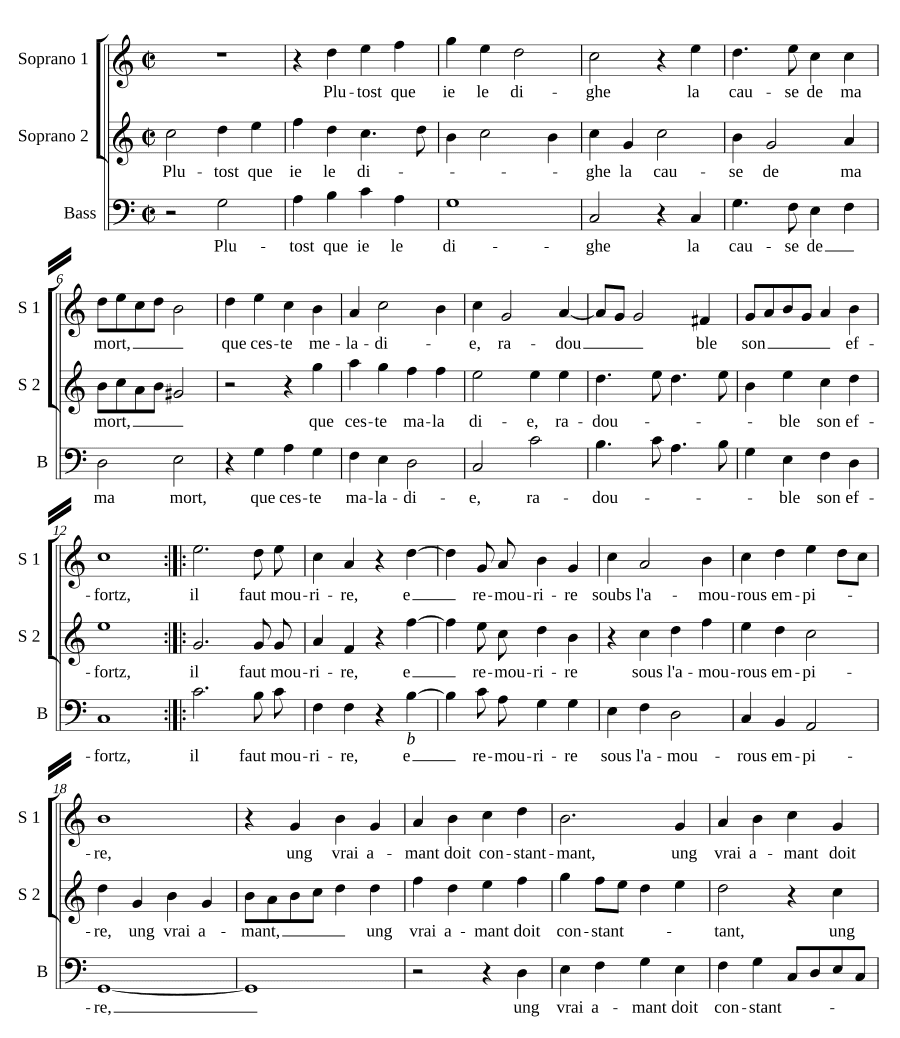 Лучше, чем я скажу (Plutost que ie le dighe)