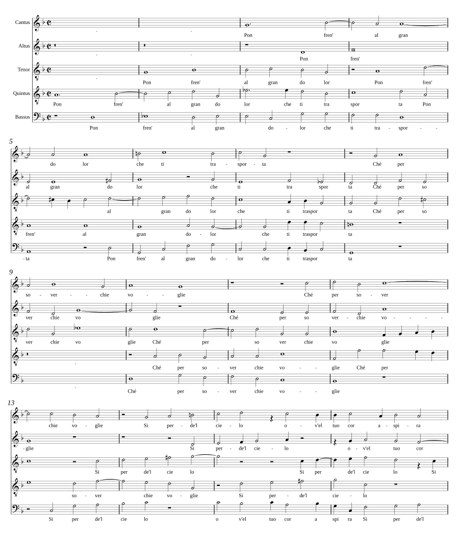 Уменьши великую боль (Pon fren' al gran dolor)
