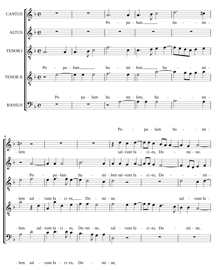 Народ смиренный (Populum humilem)