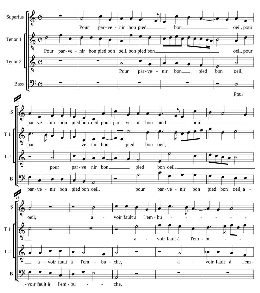 Чтобы достичь (Pour parvenir)