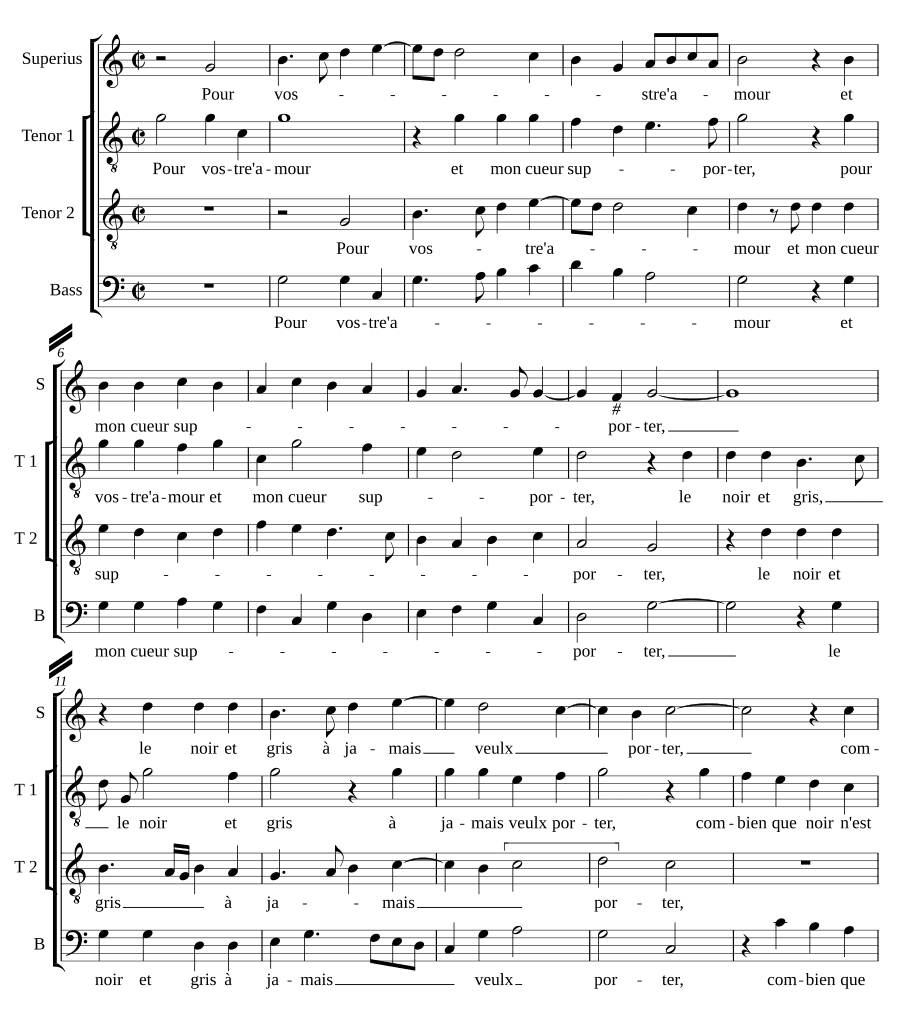 Для твоей любви (Pour vostre amour)