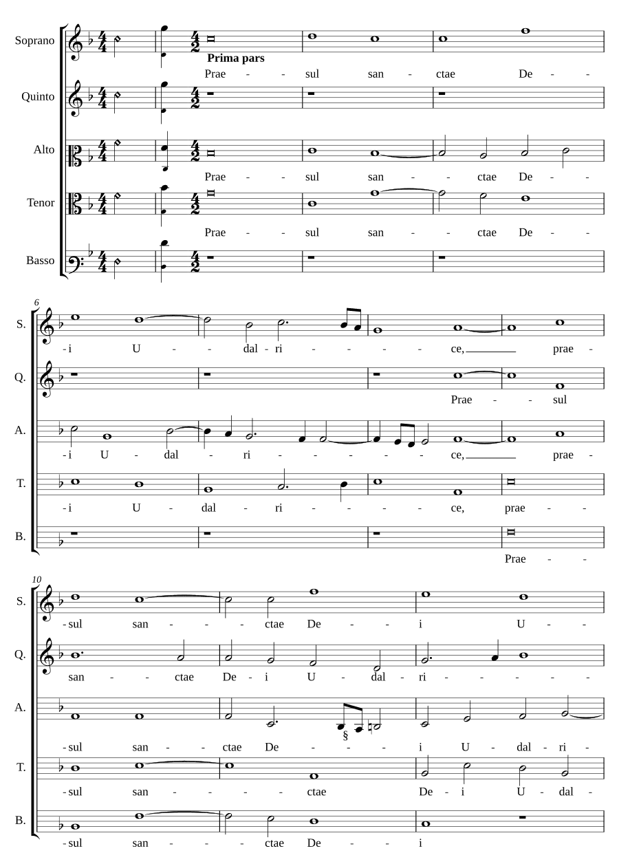 Пресул Святого Бога (Praesul Sanctae Dei)
