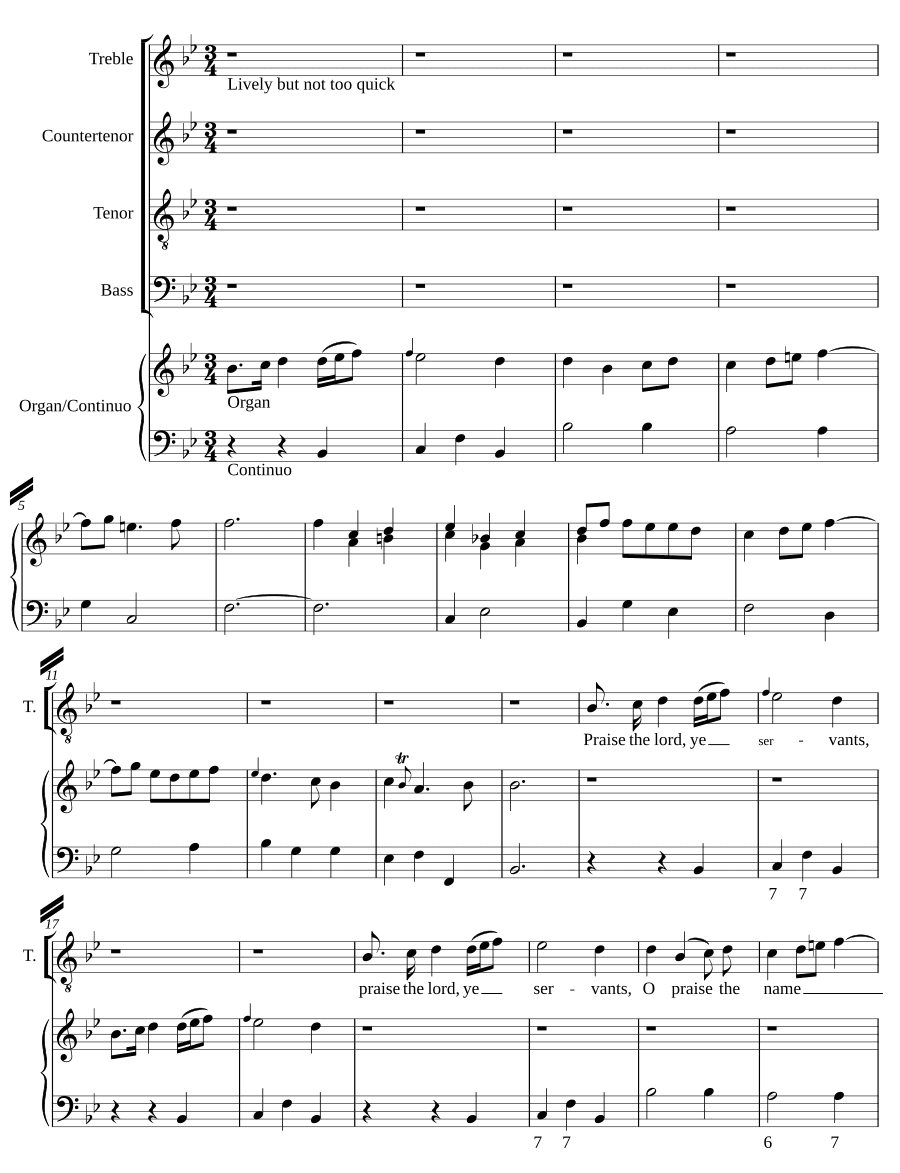 Хвалите Господа, слуги Его (Praise the Lord, ye servants)