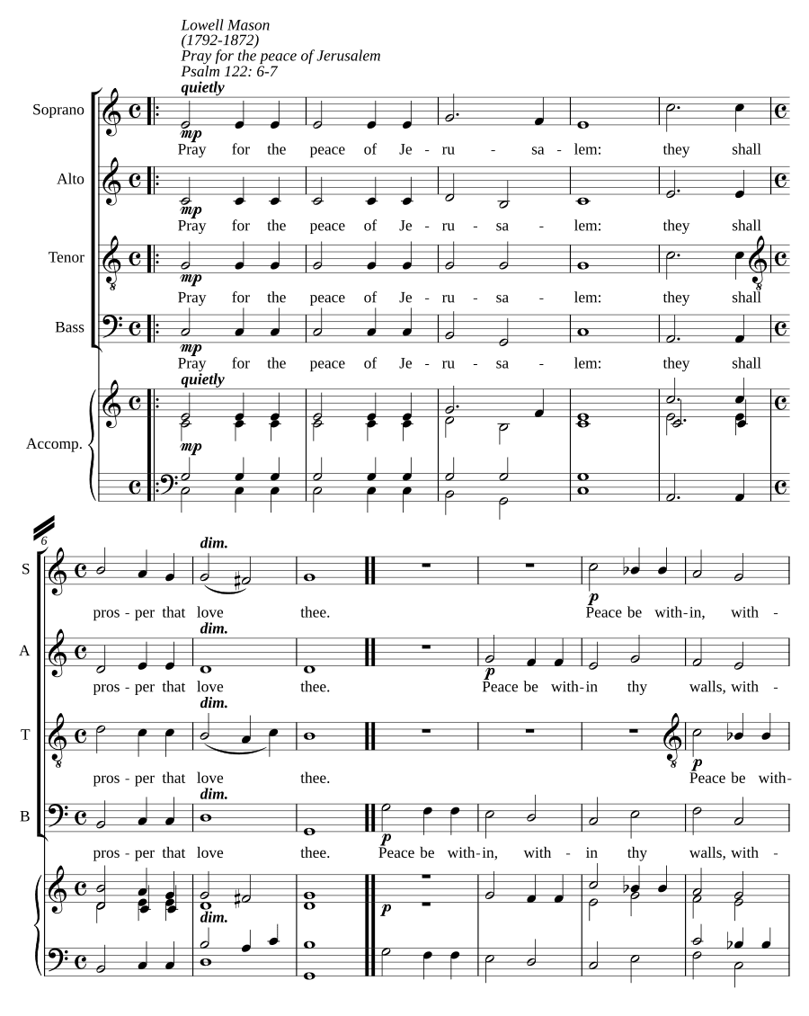 Молитесь о мире Иерусалима (Pray for the peace of Jerusalem)