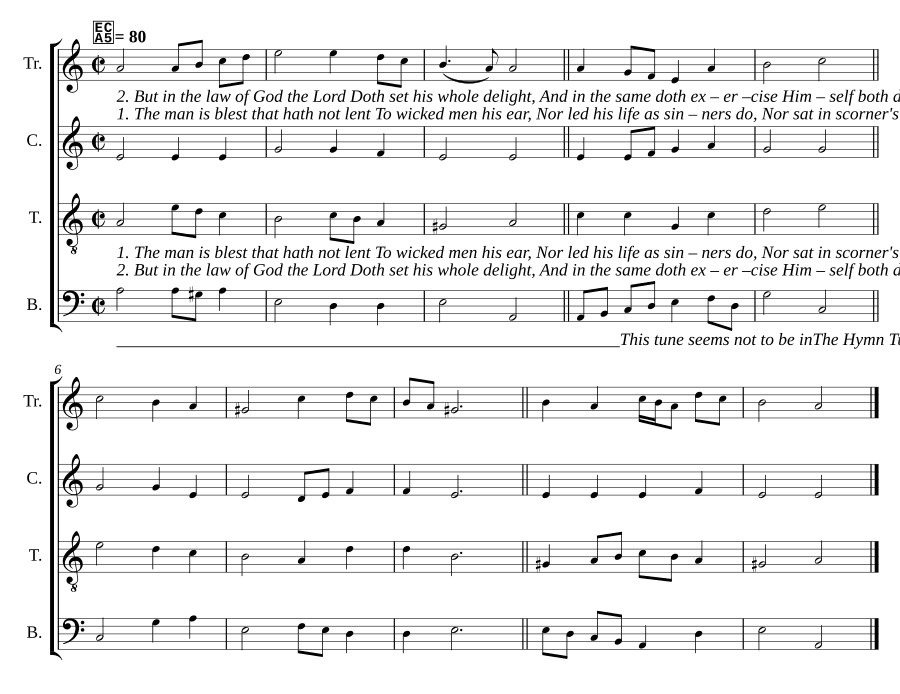 Псалом 1 (Psalm 1)
