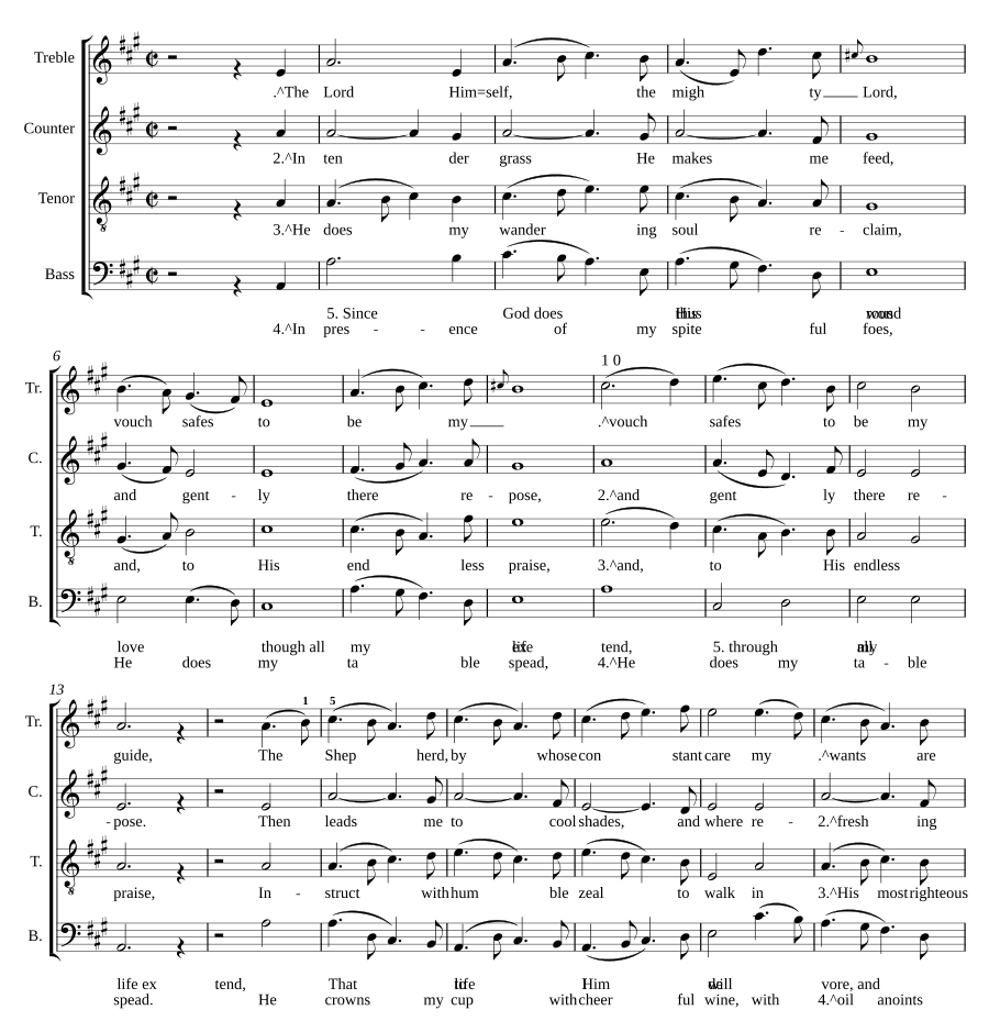 Псалом 23 (Psalm 23)