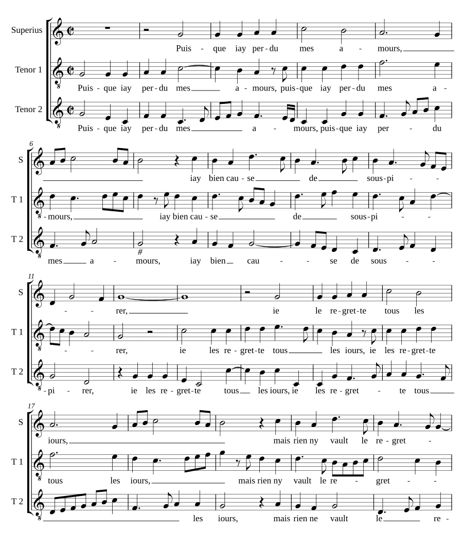 Поскольку я потерял (Puisque jay perdu)