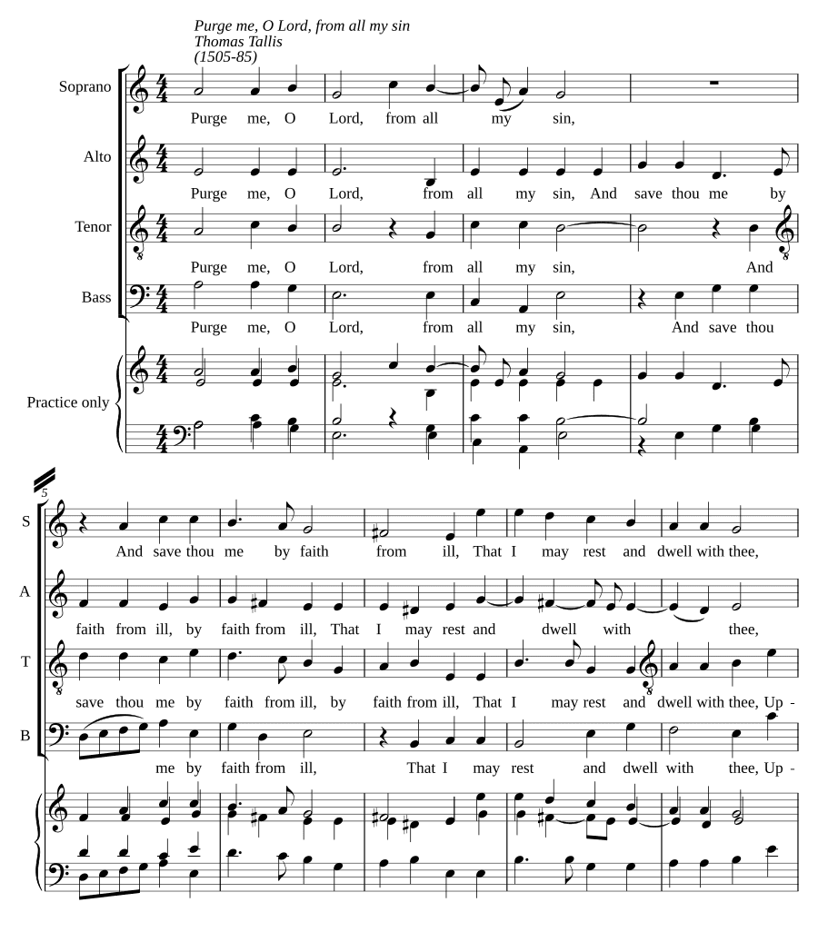 Очисти меня, Господи, от всякого греха (Purge me, O Lord, from all my sin)