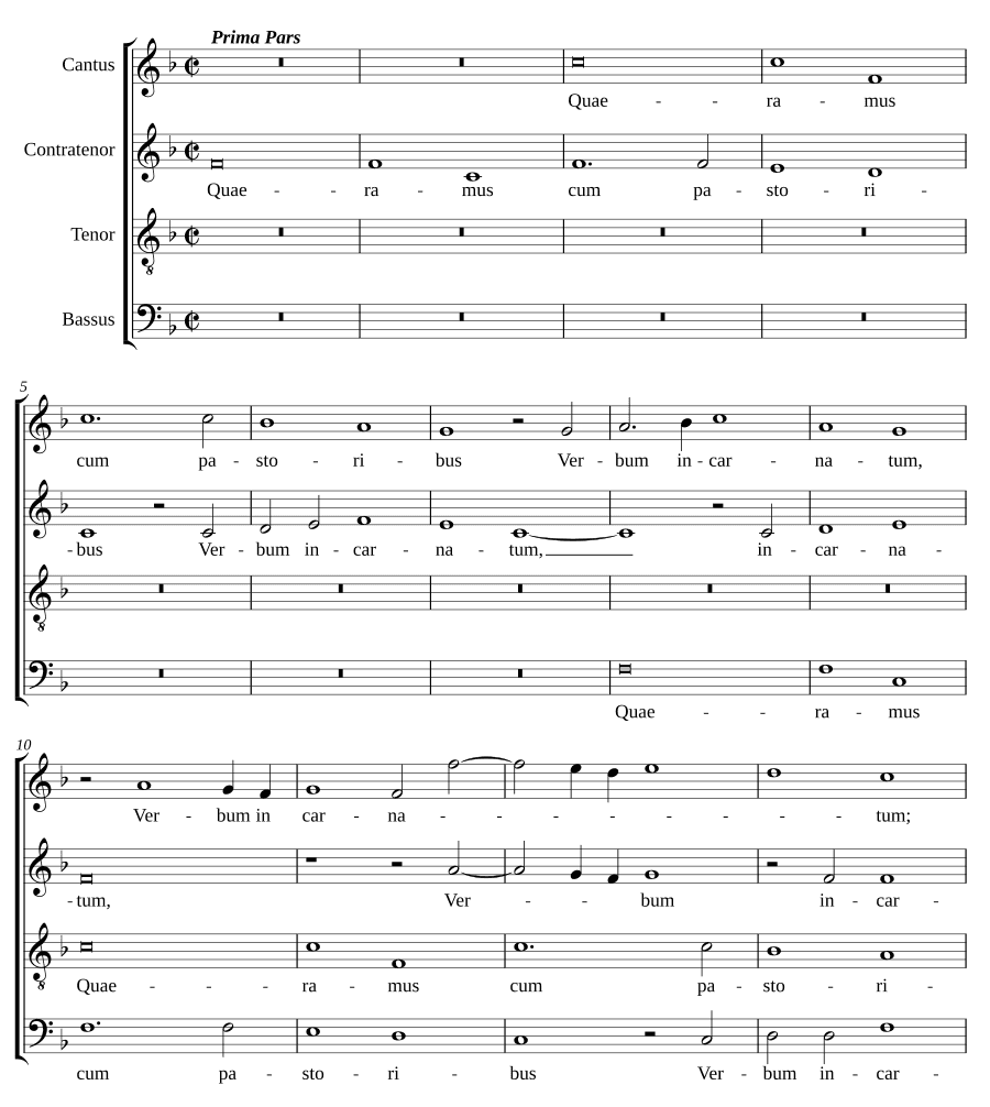 Ищем с пастухами (Quaeramus cum pastoribus)
