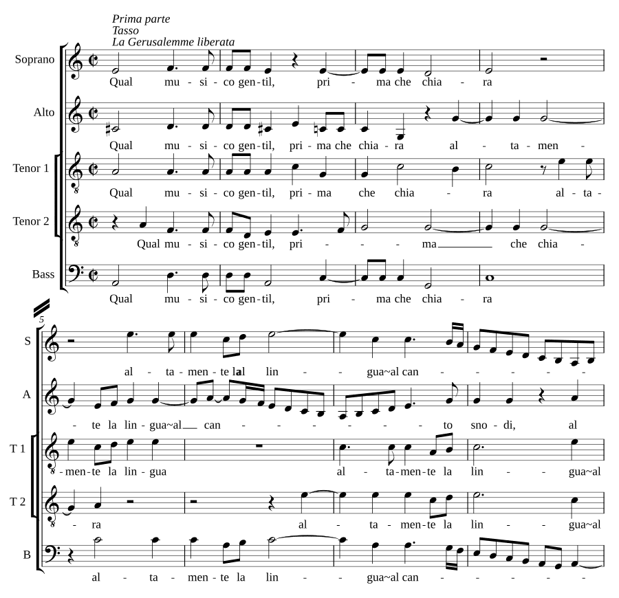 Какой благородный музыкант (Qual musico gentil)