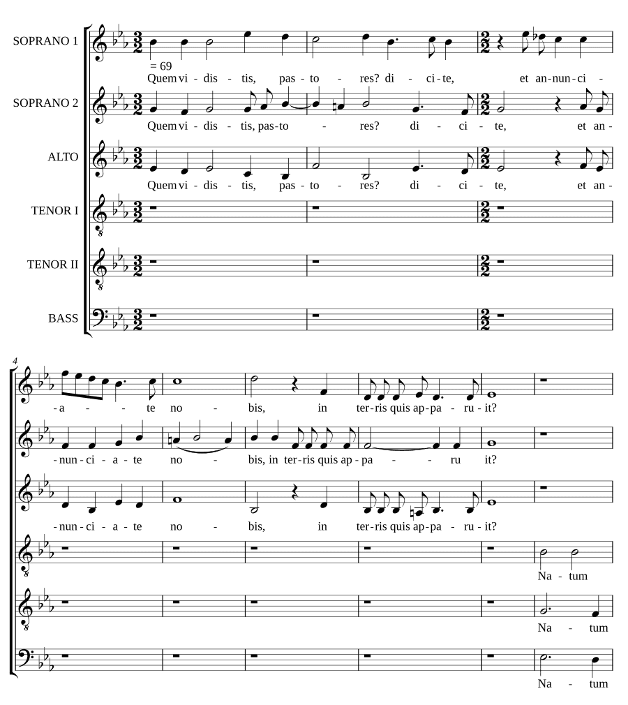 Кого вы видели, пастухи? (Quem vidistis, pastores?)