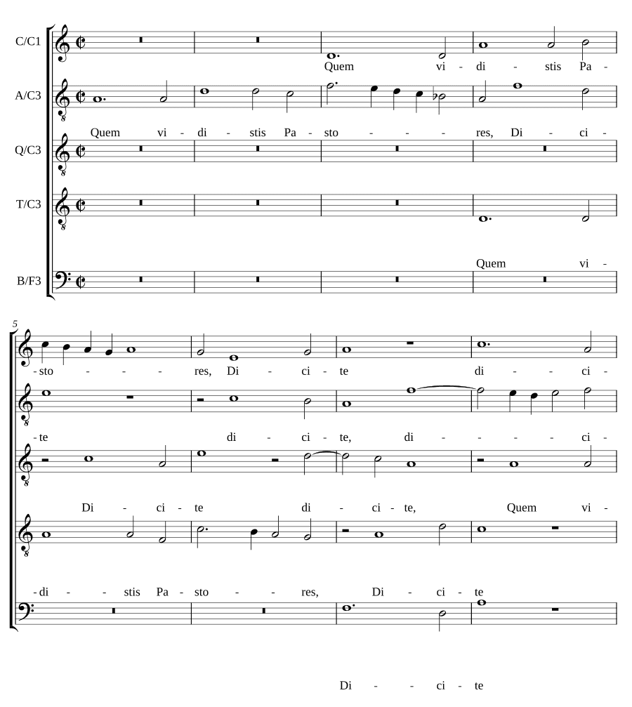 Кого вы видели, пастыри (Quem vidistis pastores)