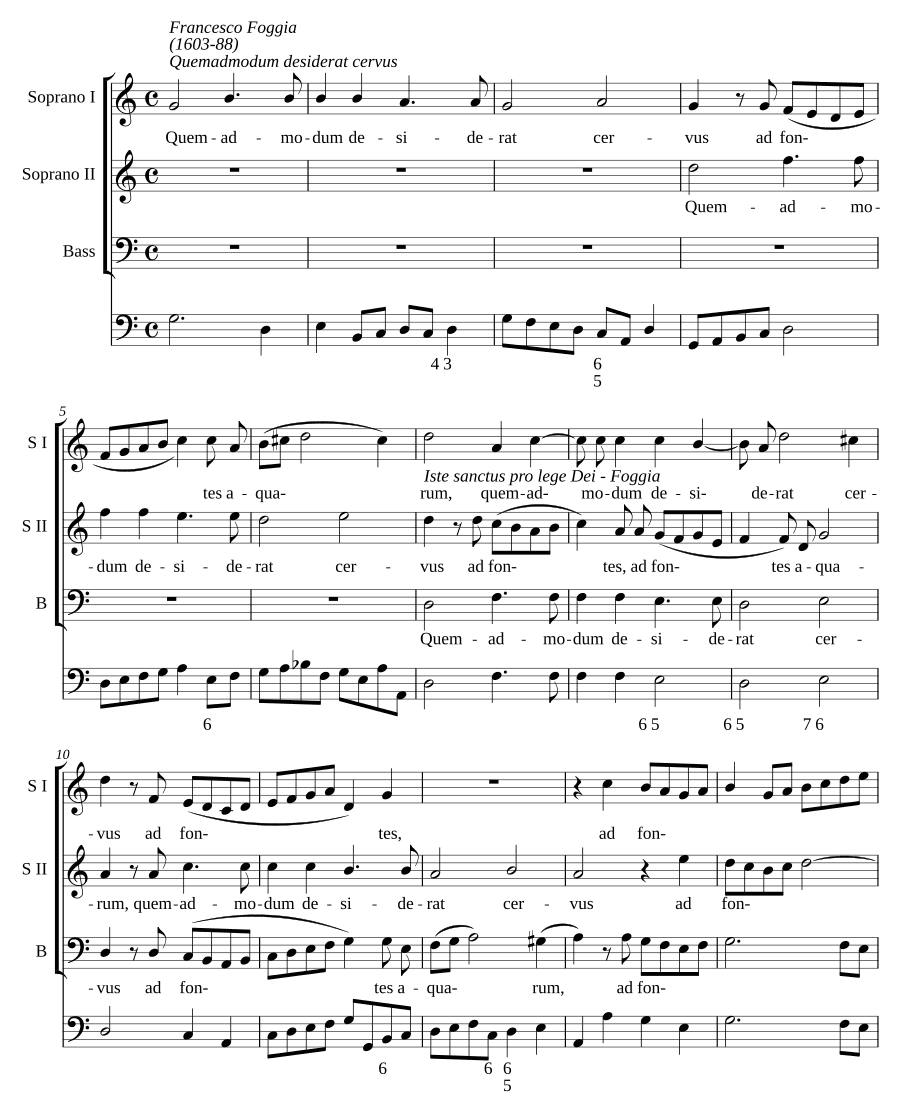 Как олень жаждет (Quemadmodum desiderat cervus)
