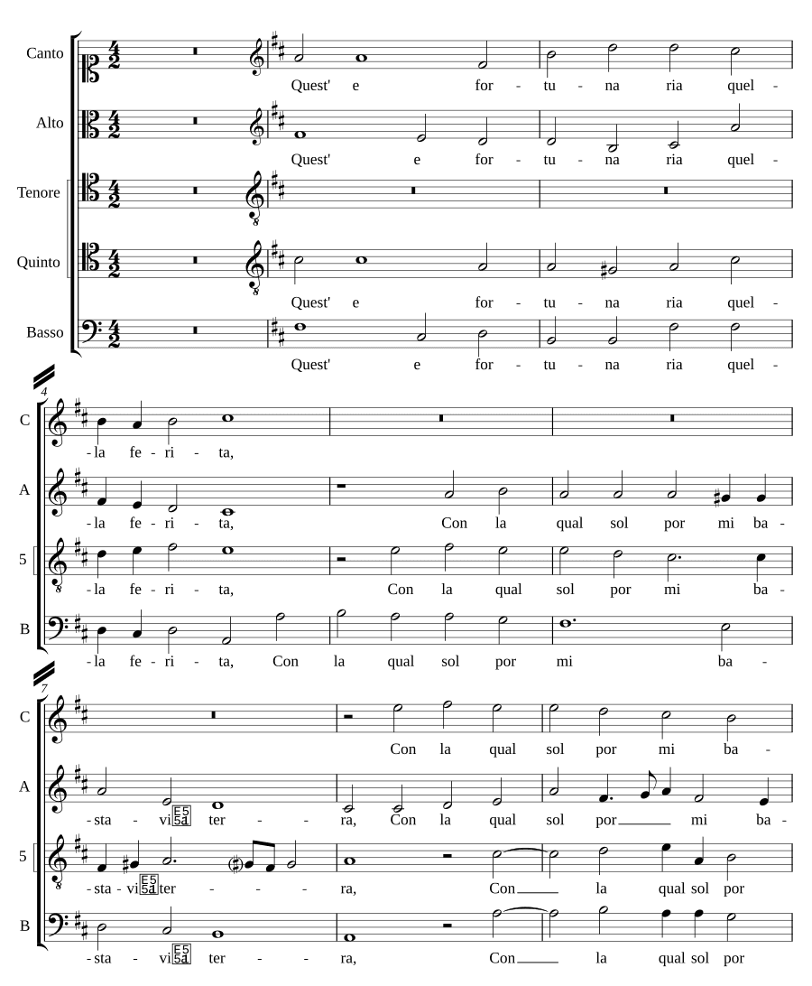 Это злая судьба (Quest' è fortuna ria)