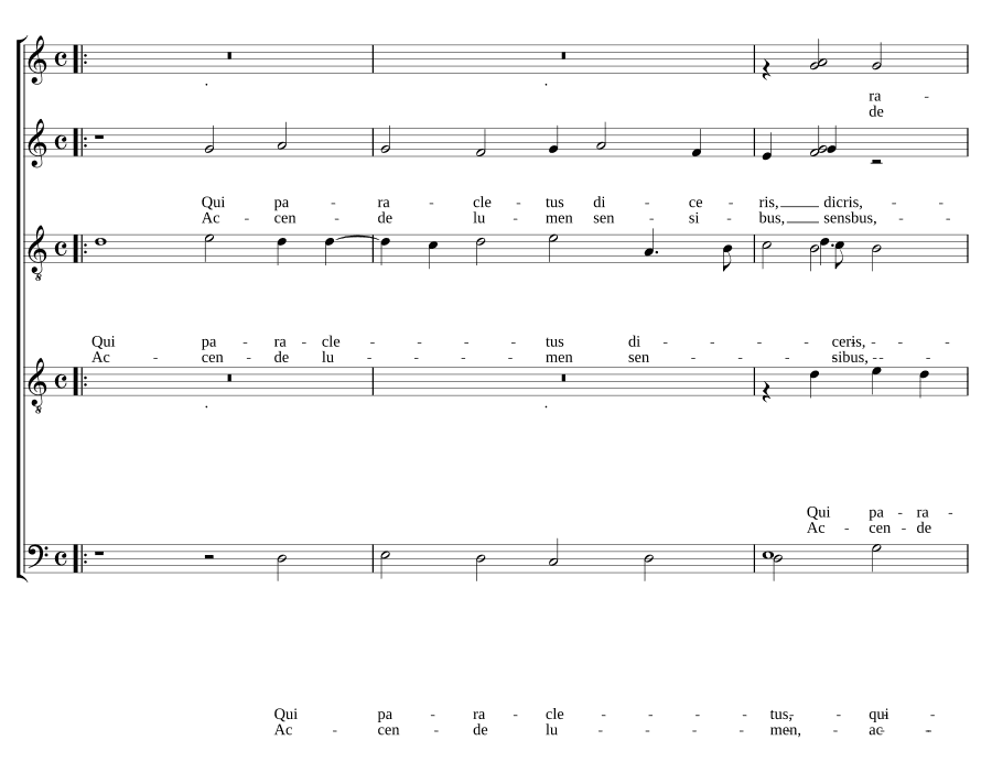 Ты называешься Утешителем (Qui Paracletus diceris)