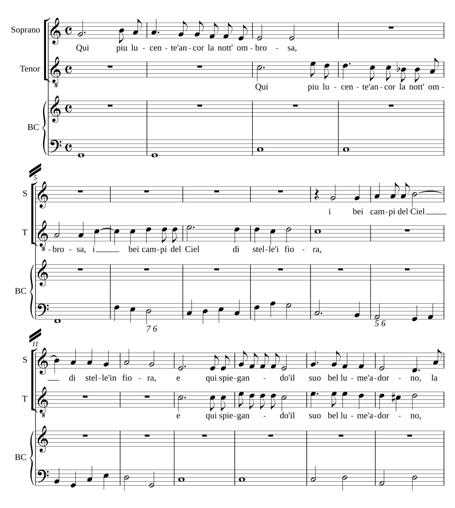 Тот, кто ярче всех (Qui piu lucente)