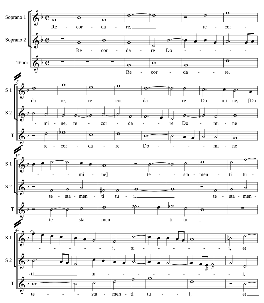 Вспомни, Господи (Recordare Domine)