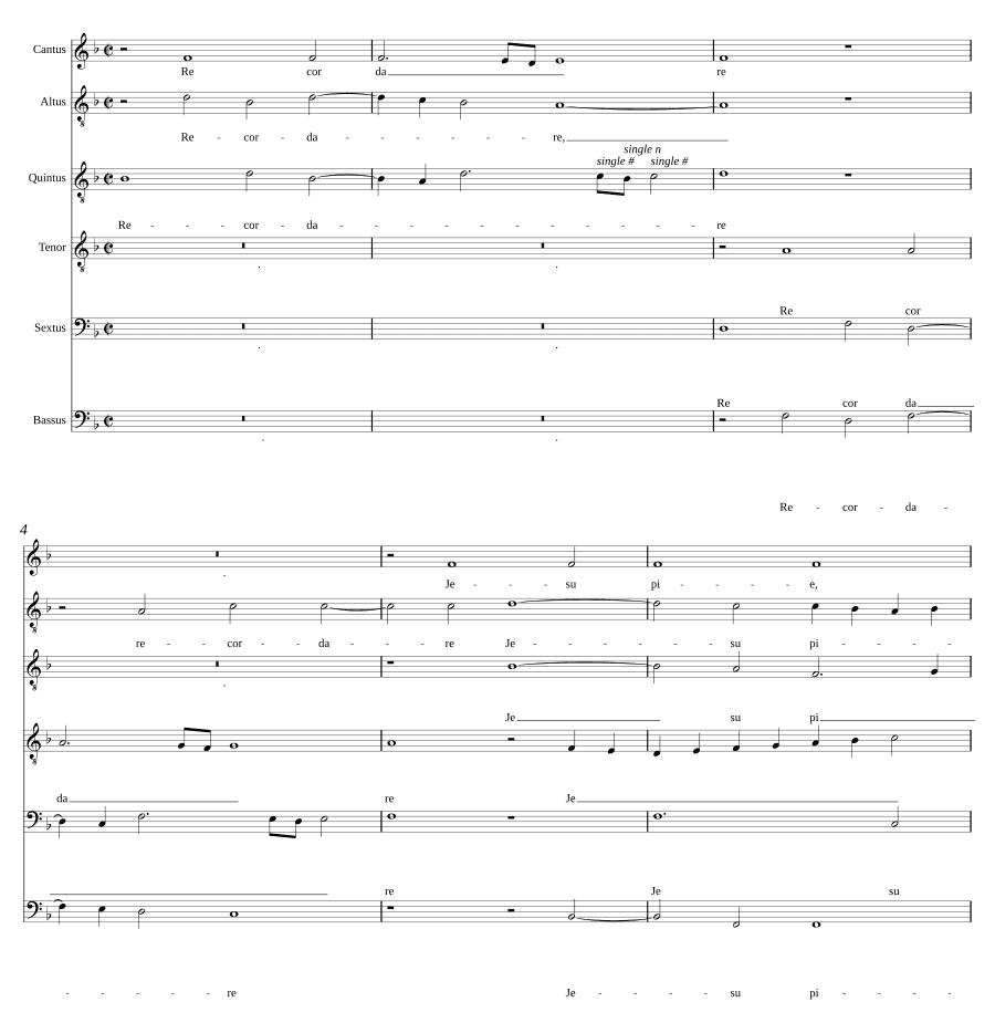 Вспомни, Иисус милосердный (Recordare Jesu pie)