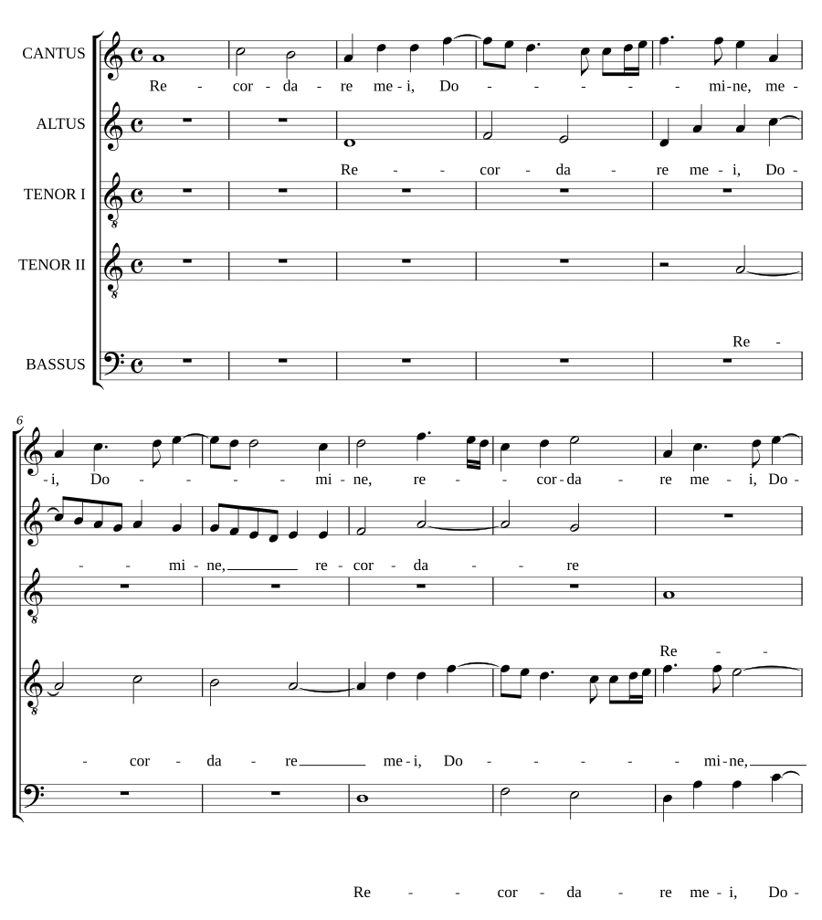 Вспомни меня (Recordare mei)