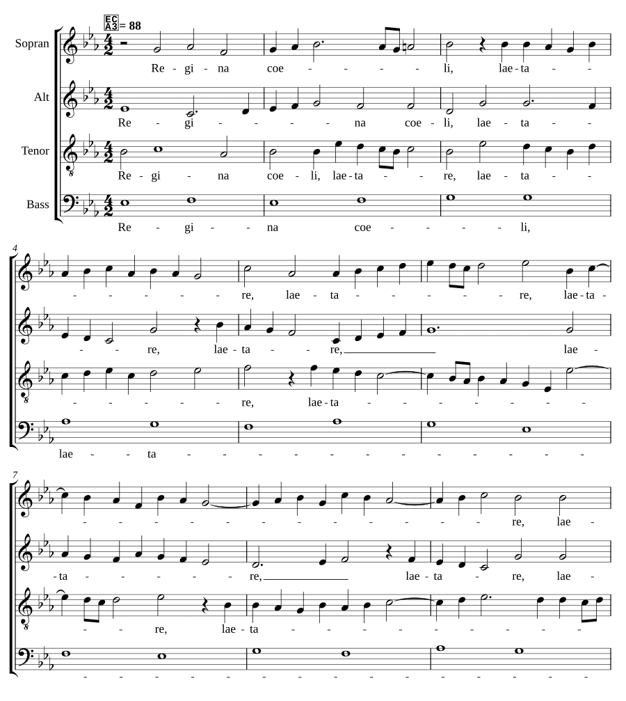 Радуйся, царица небесная (Regina coeli laetare)