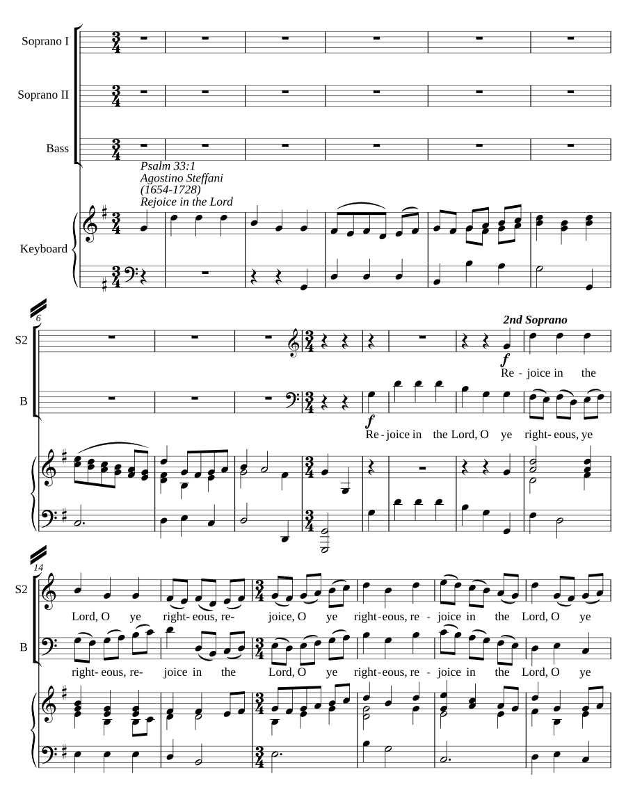 Радуйтесь в Господе (Rejoice in the Lord)