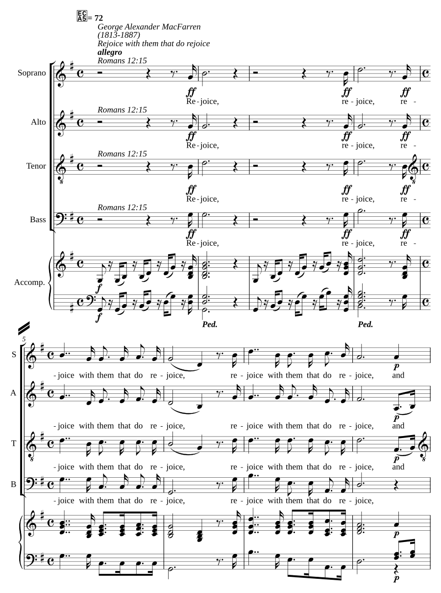 Радуйтесь с радующимися (Rejoice with them that do rejoice)