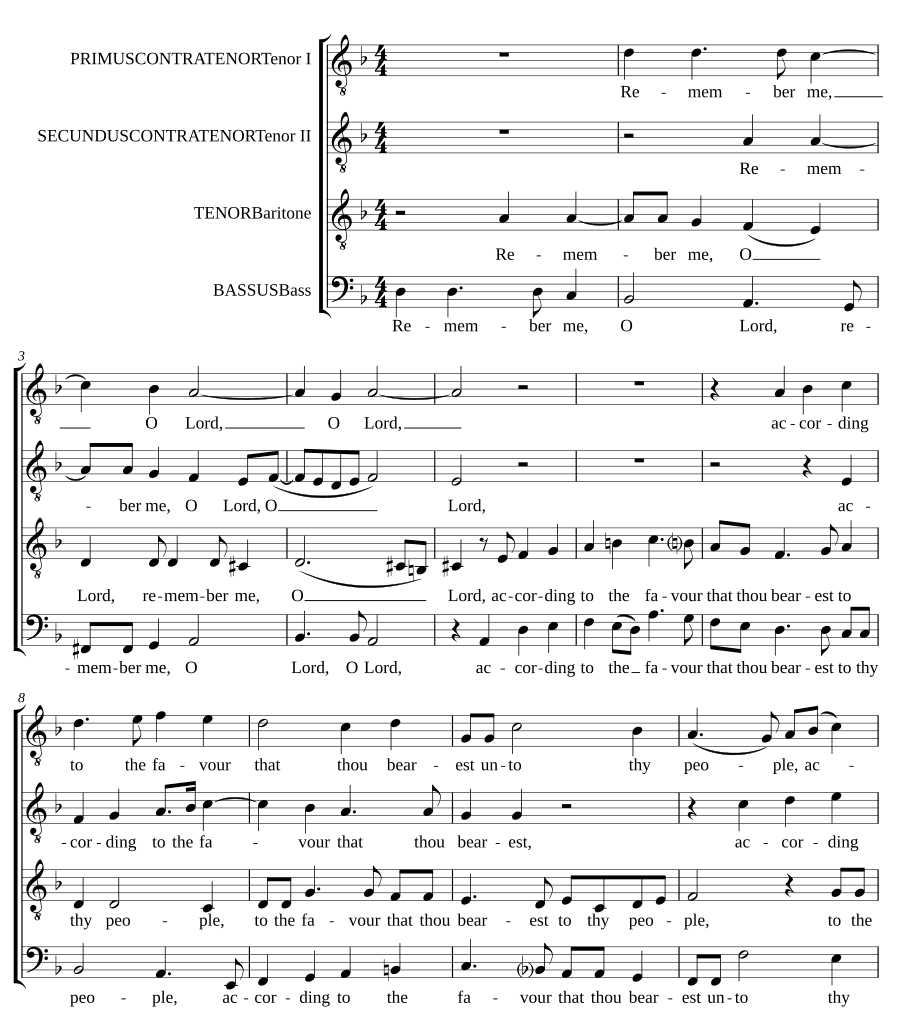 Вспомни меня, Господи (Remember me, O Lord)