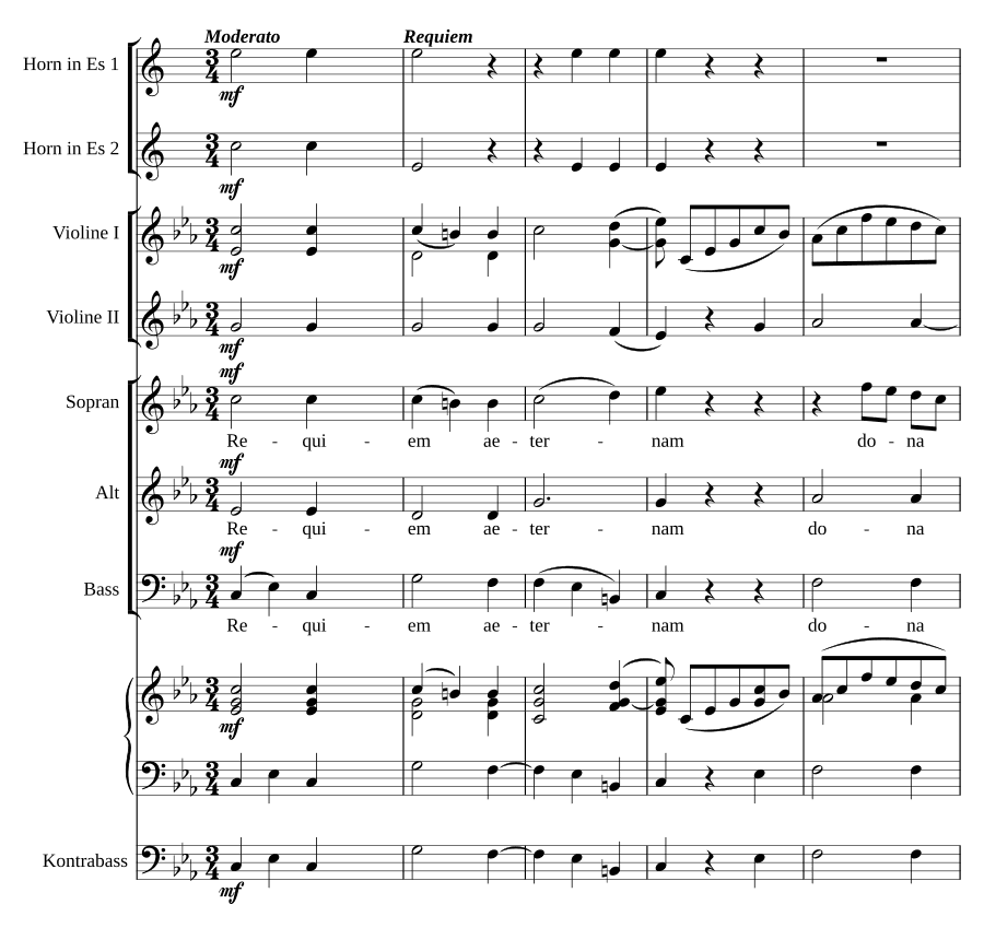 Реквием до мажор (Requiem in C)