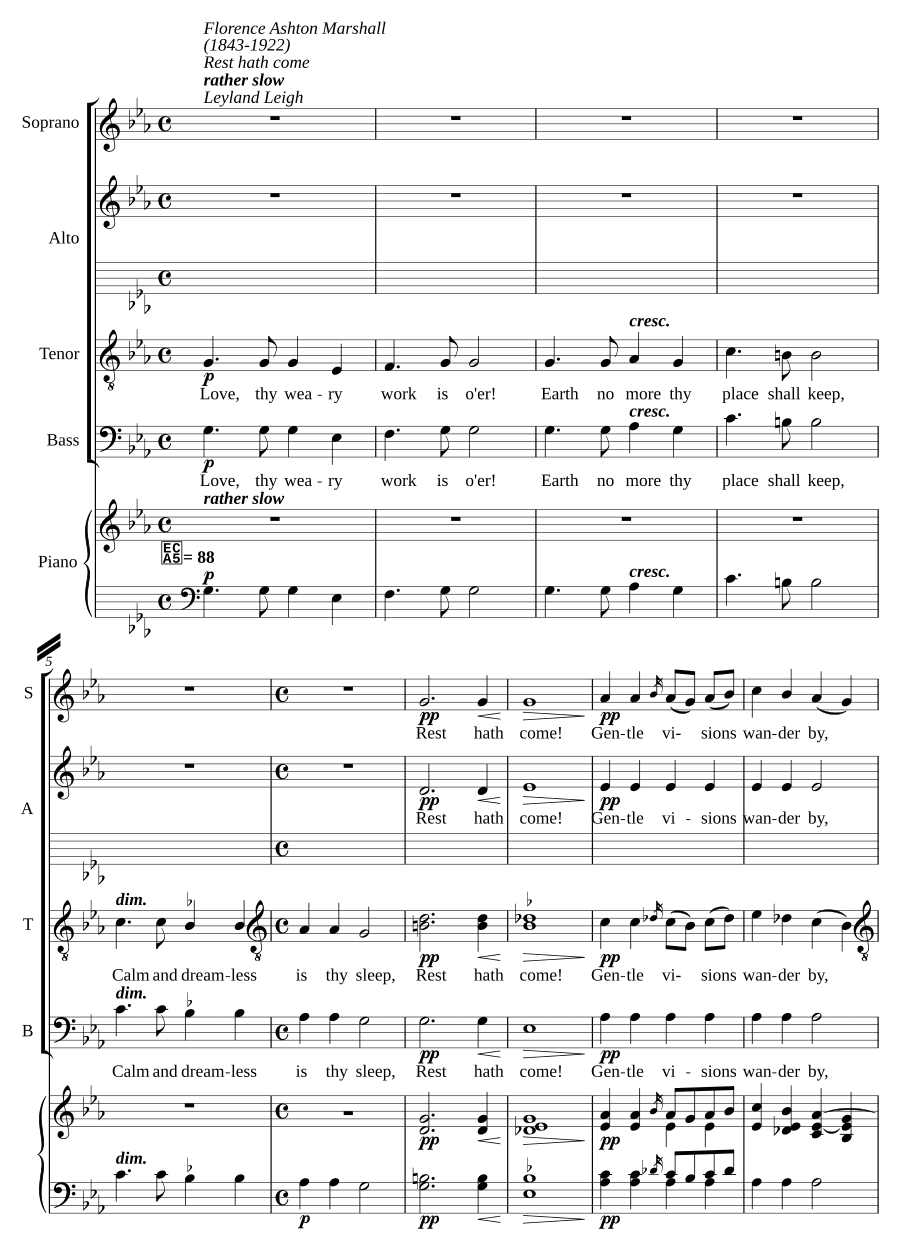 Отдых настал (Rest hath come)