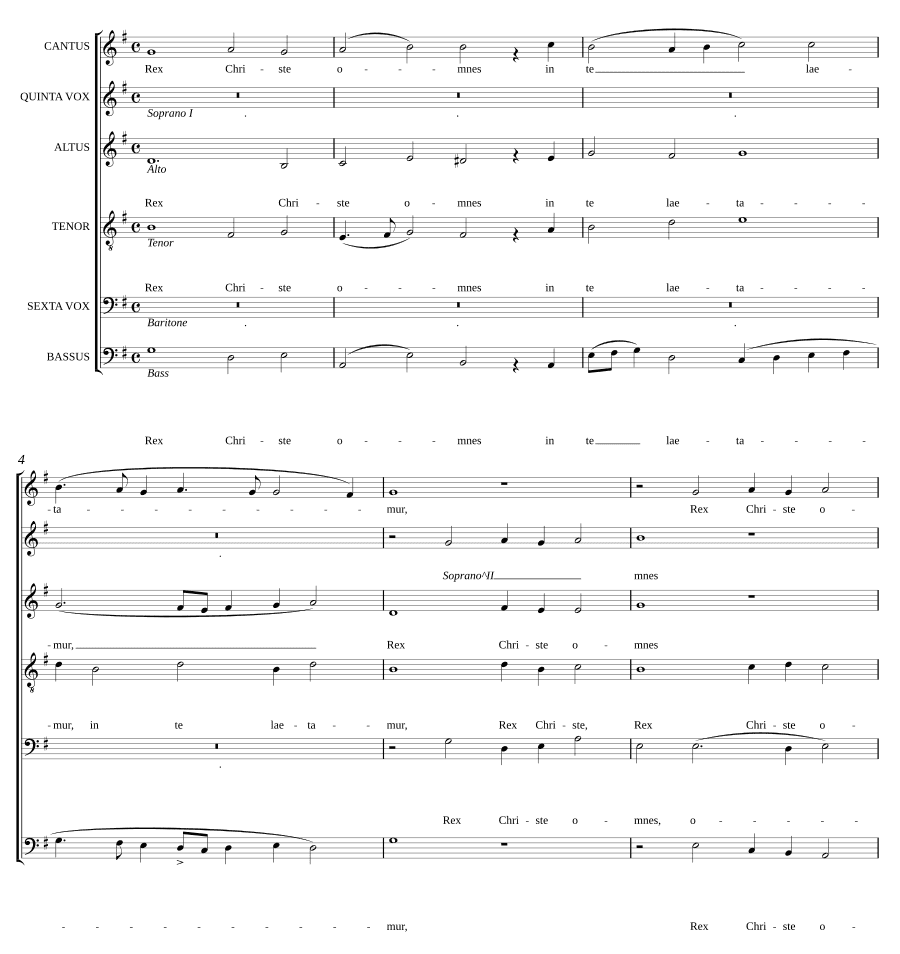 Царь Христос всех (Rex Christe omnes)
