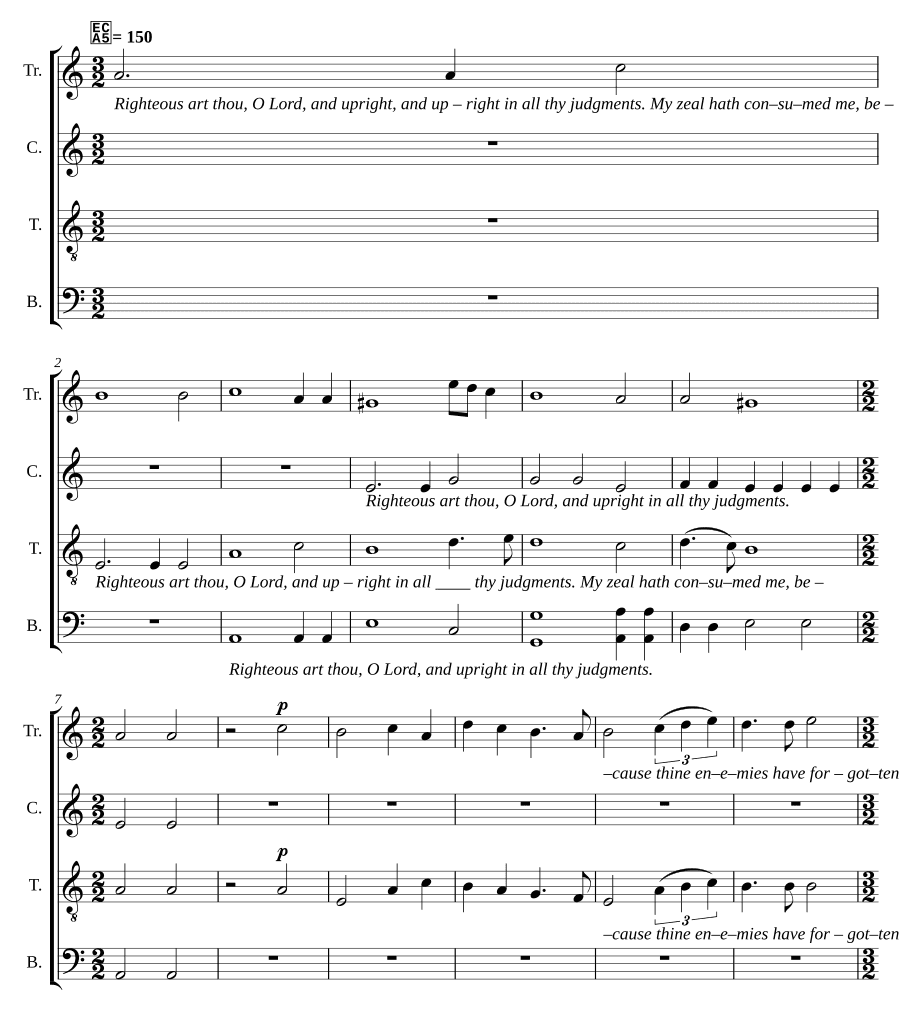 Праведен Ты, Господи (Righteous art thou, O Lord)
