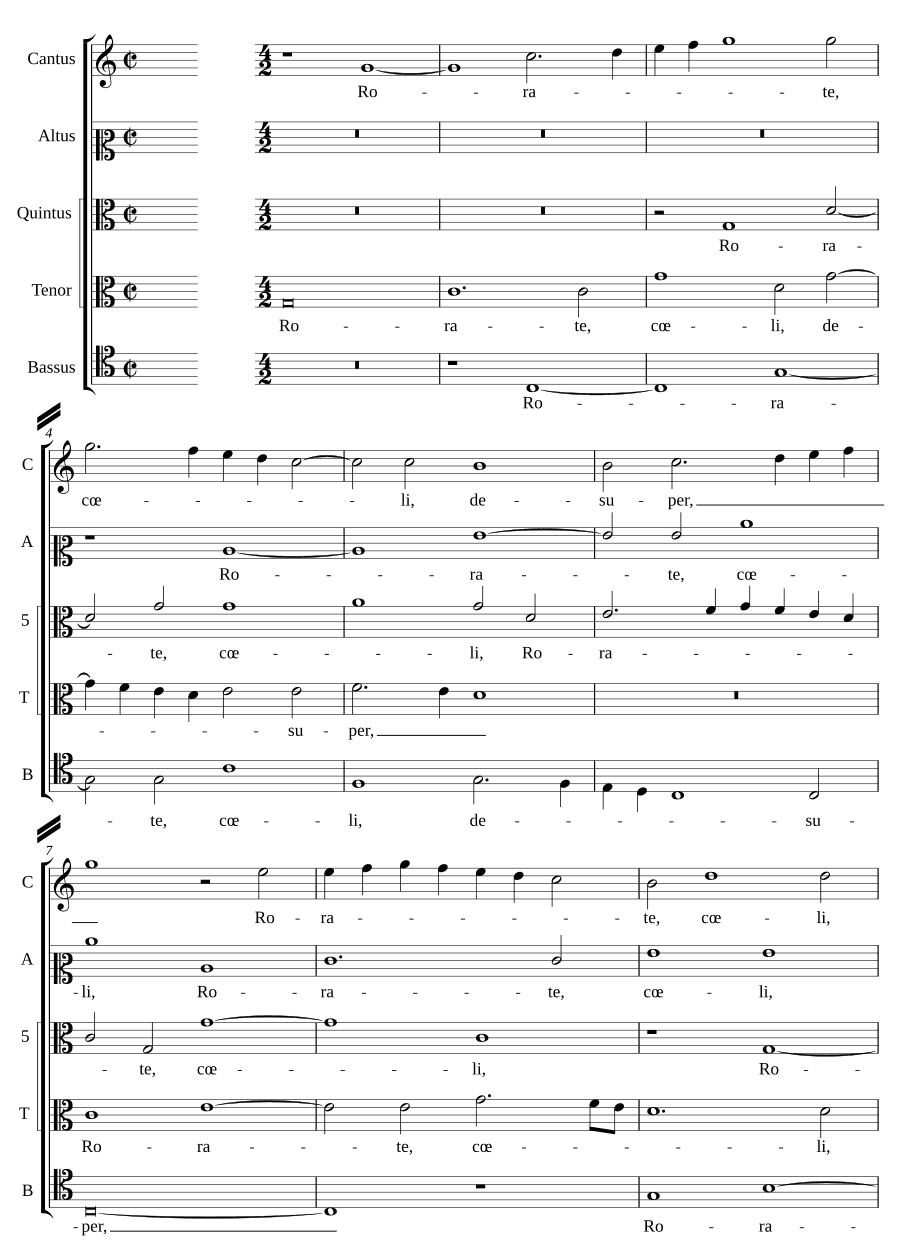 Роса, небеса свыше (Rorate cœli desuper)
