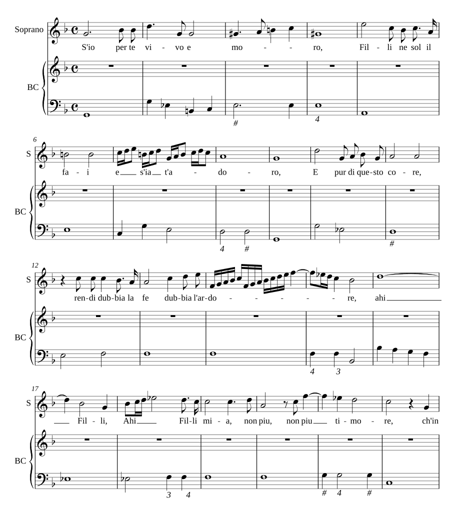 Если я для тебя (S'io per te)