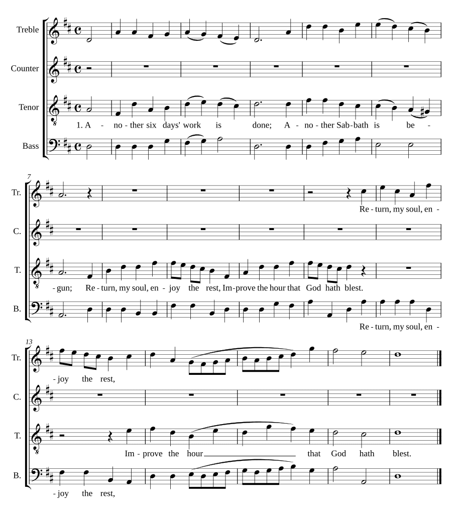 Утро субботы (Sabbath Morn)