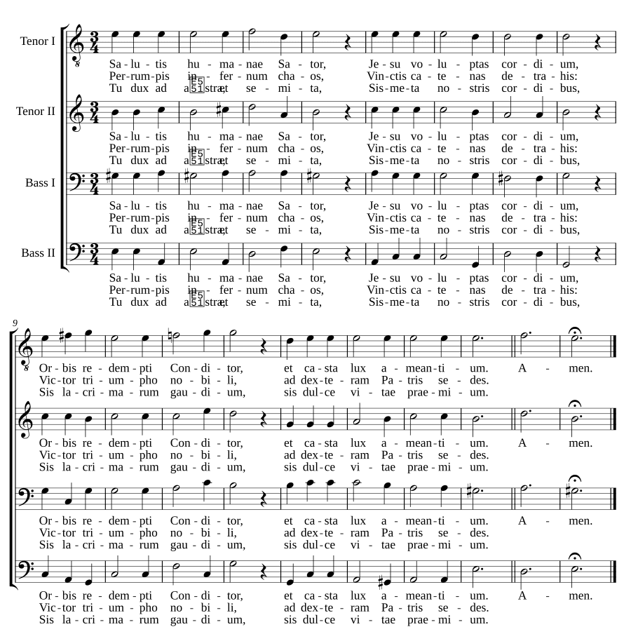 Творец спасения человеческого (Salutis humanae Sator)