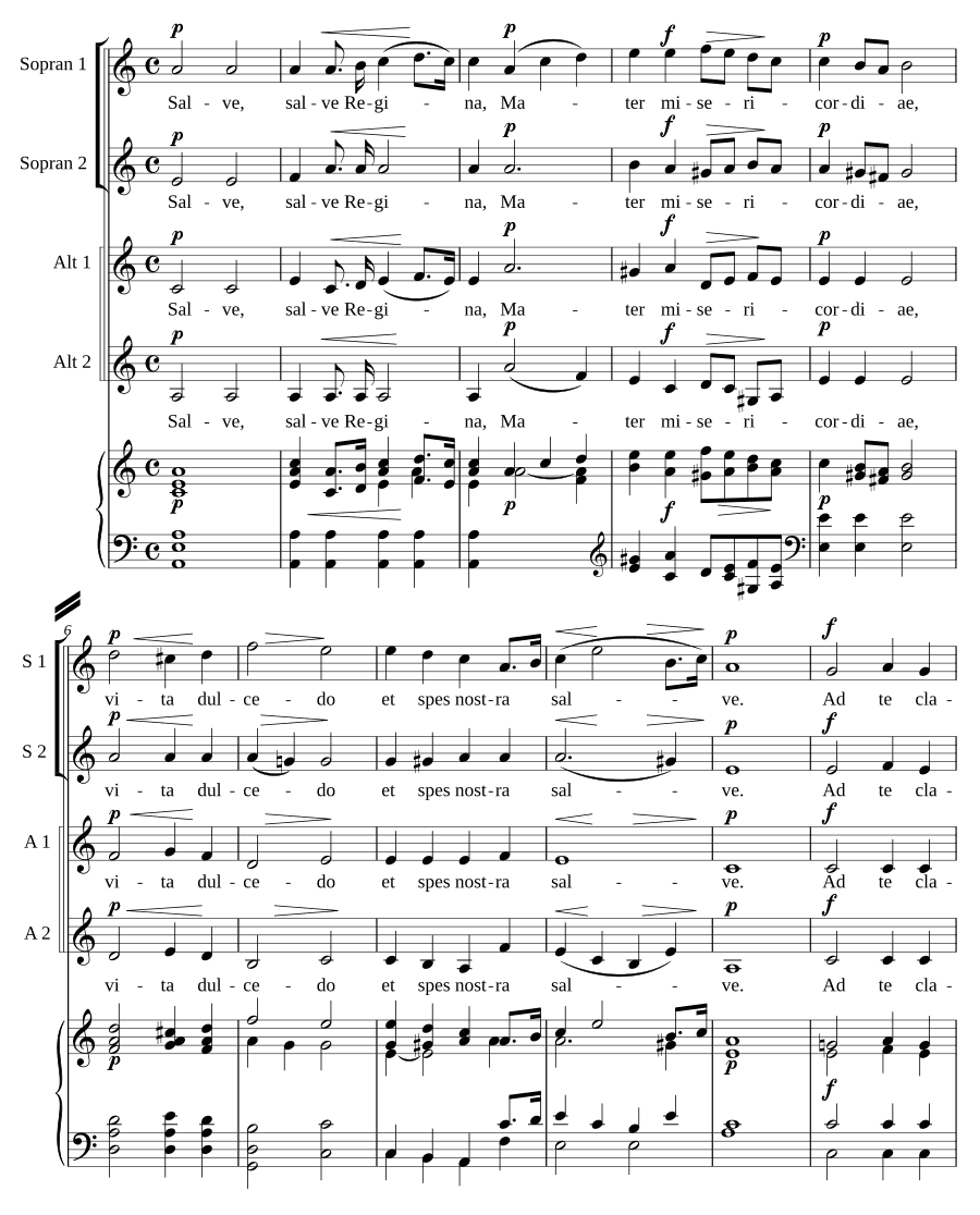 Salve Regina für SSAA