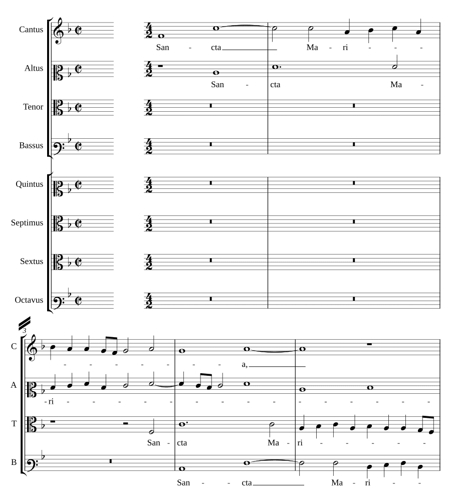 Святая Мария, помоги несчастным (Sancta Maria, succurre miseris)