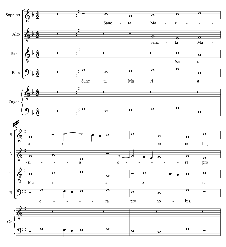 Святая Мария, молись за нас (Sancta Maria ora pro nobis)