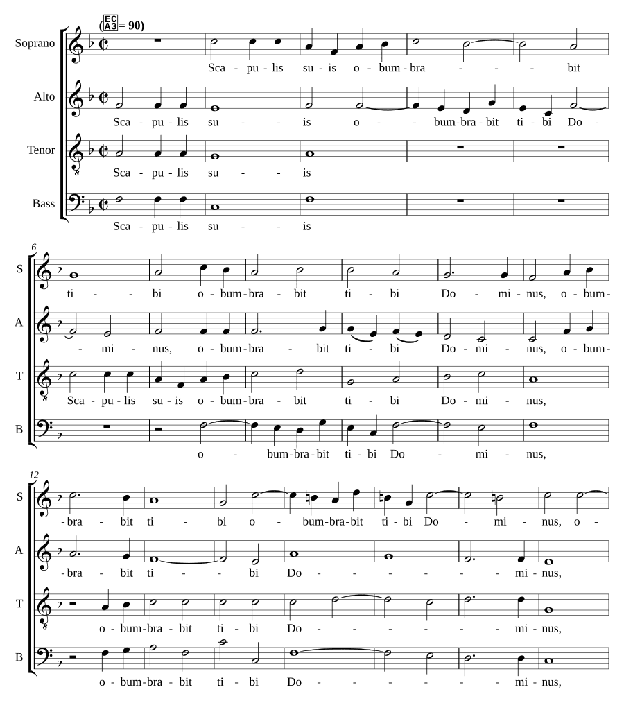 Перьями своими (Scapulis suis)