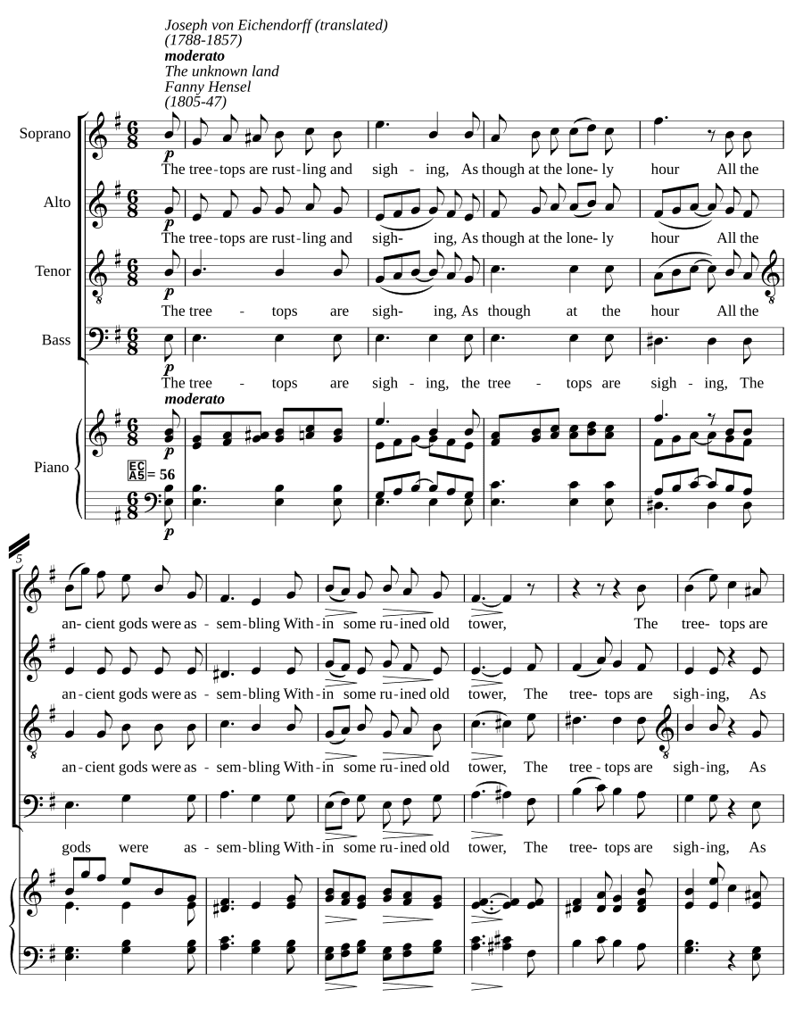 Прекрасная незнакомка, соч. 3, № 2 (Schöne Fremde, Op. 3, No. 2)