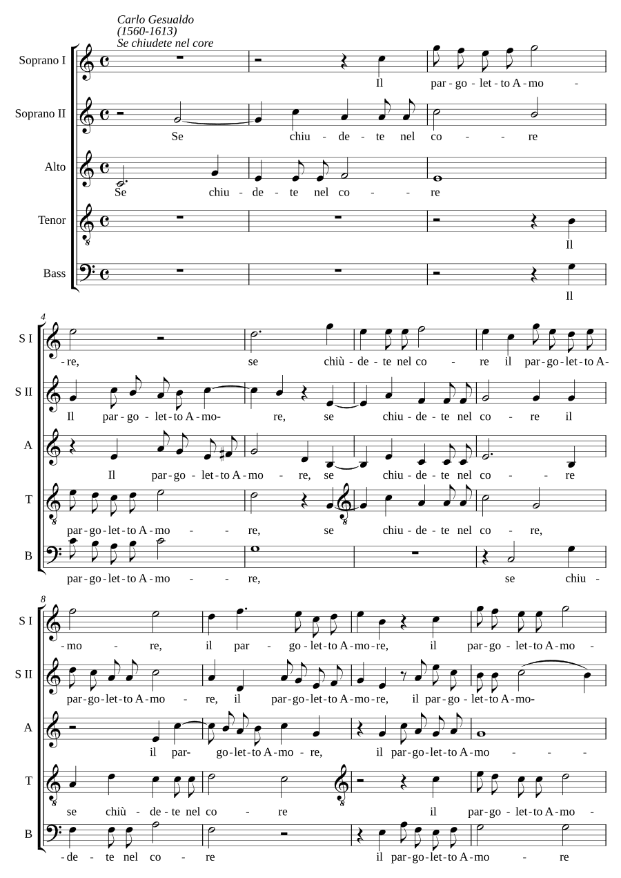 Если закроешь в сердце (Se chiudete nel core)