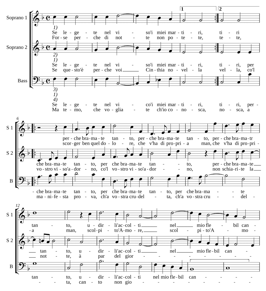 Если читаешь по лицу (Se legete nel viso)