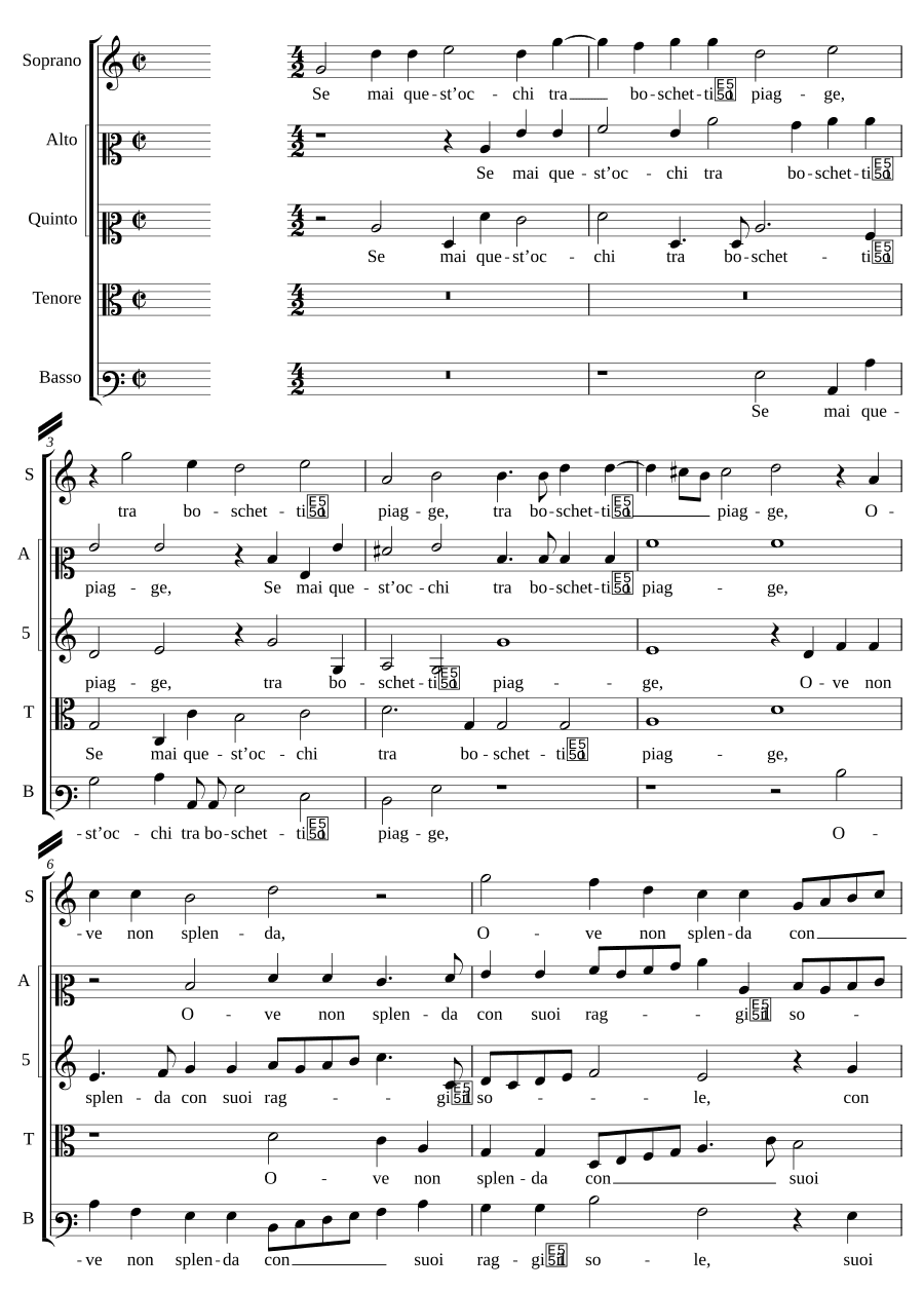 Если когда-либо эти глаза (Se mai quest' occhi)