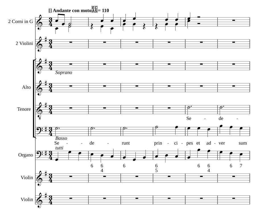 Сидели князья (Sederunt principes, MH 343)