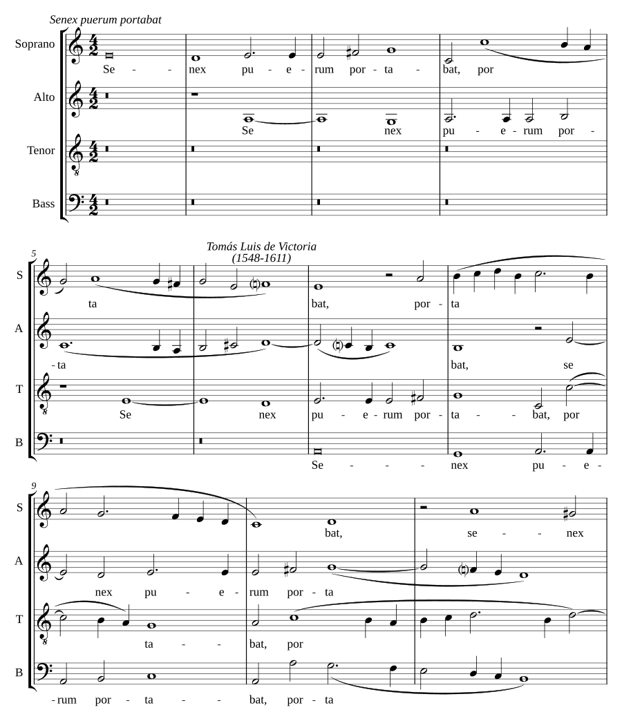 Старец нёс младенца (Senex puerum portabat)
