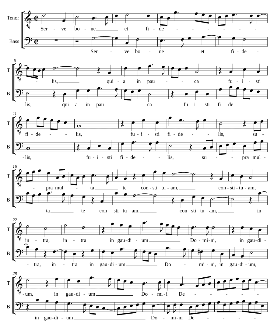 Служи добрый и верный (Serve bone et fidelis)