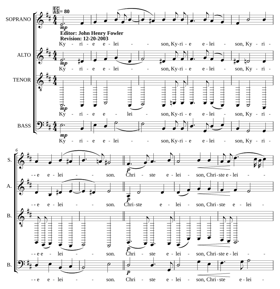Краткая служба причастия (Short Communion Service)